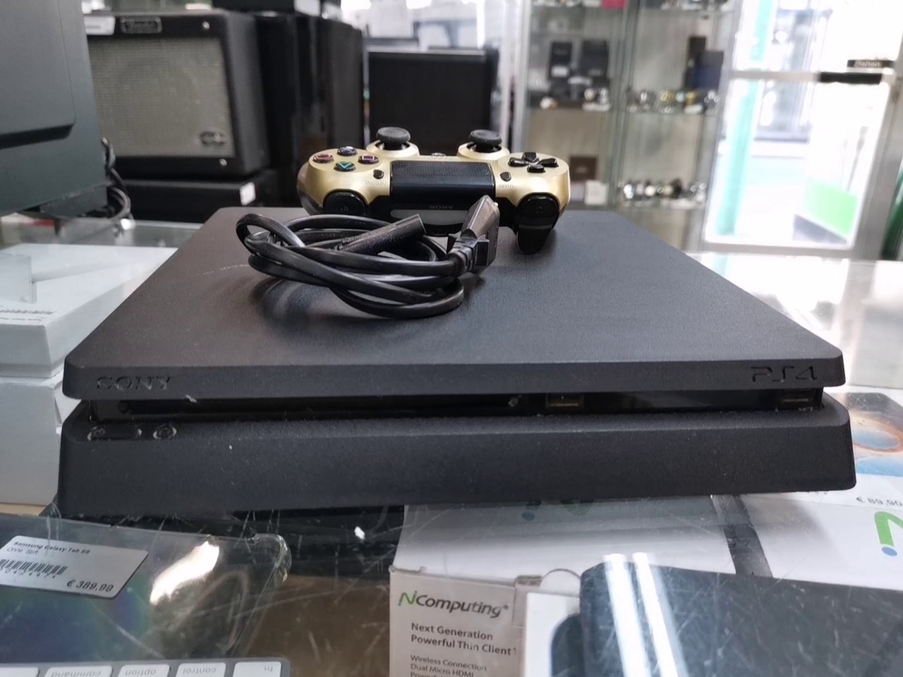 Sony PS4 Slim 500GB | | Zustand: Gut | Farbe: schwarz – Bild 2