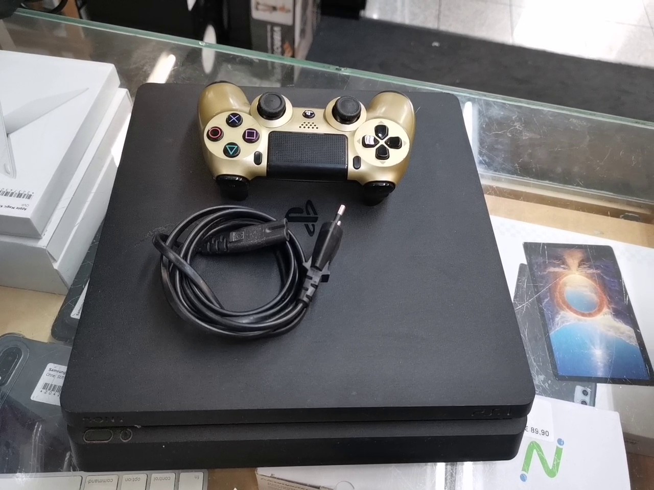 Sony PS4 Slim 500GB | | Zustand: Gut | Farbe: schwarz – Bild 3