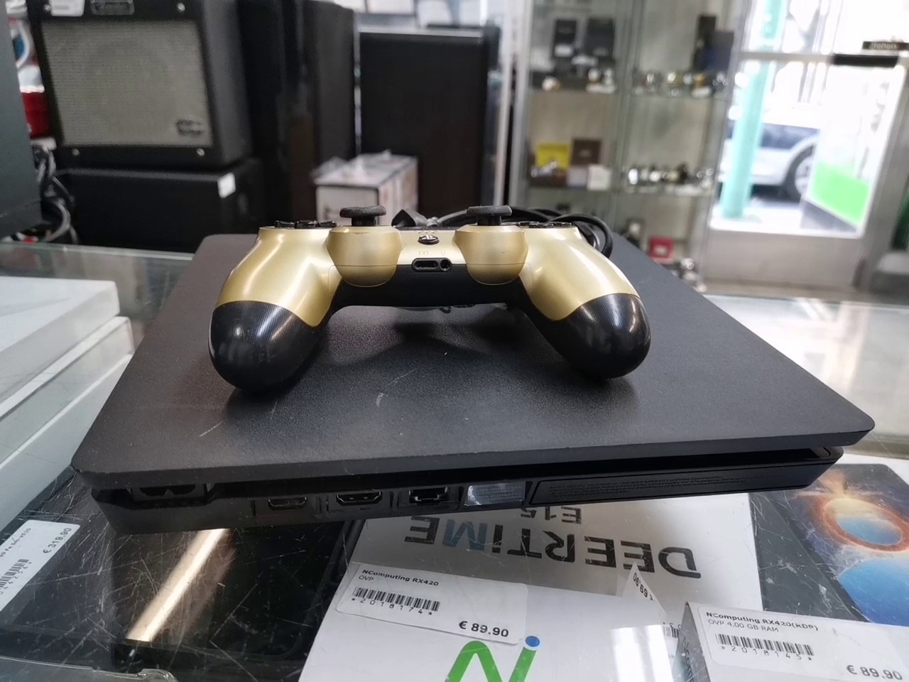 Sony PS4 Slim 500GB | | Zustand: Gut | Farbe: schwarz – Bild 4