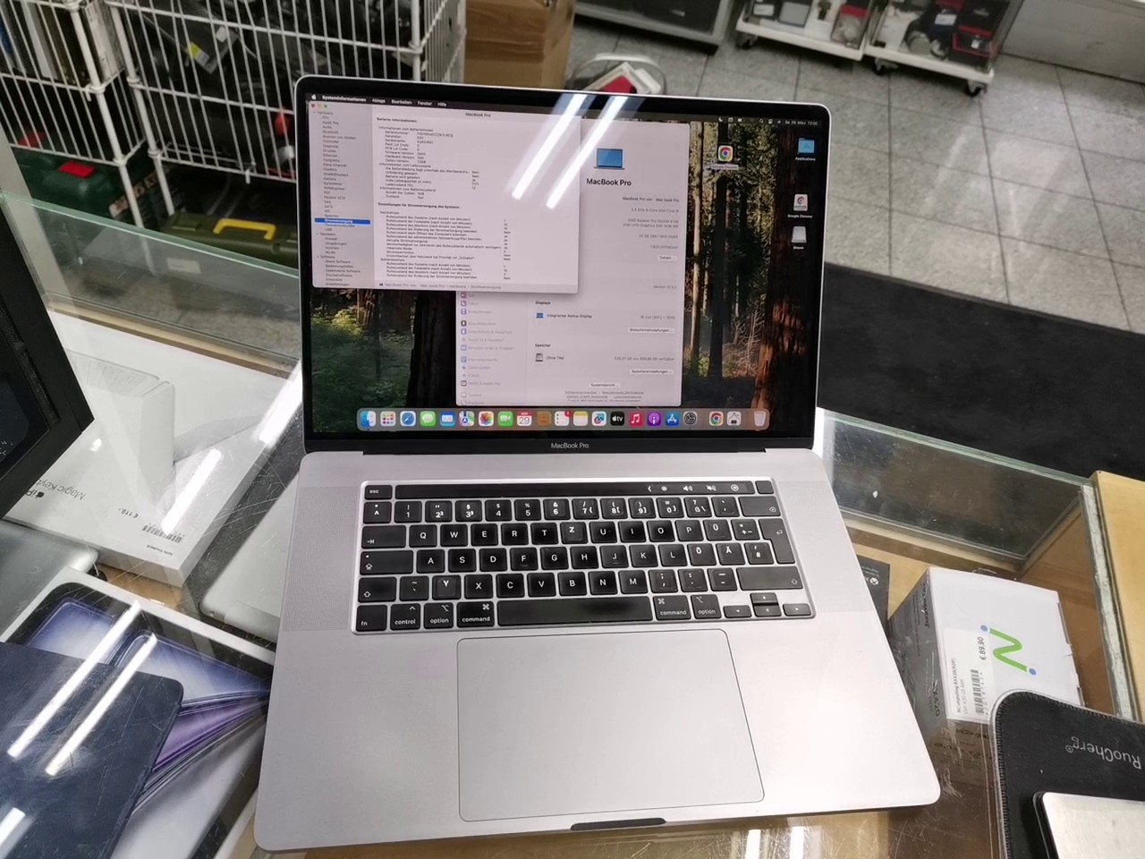 Macbook Pro Core I9 2019 | 32.00 GB 500 GB SSD 508 Ladezyklen | Zustand: In Ordnung
