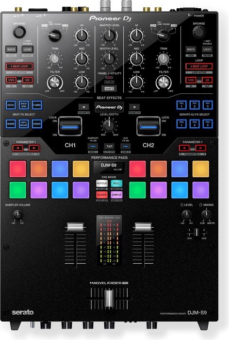 Pioneer DJ DJM-S9 schwarz | Mit Kabel | | Zustand: Gut