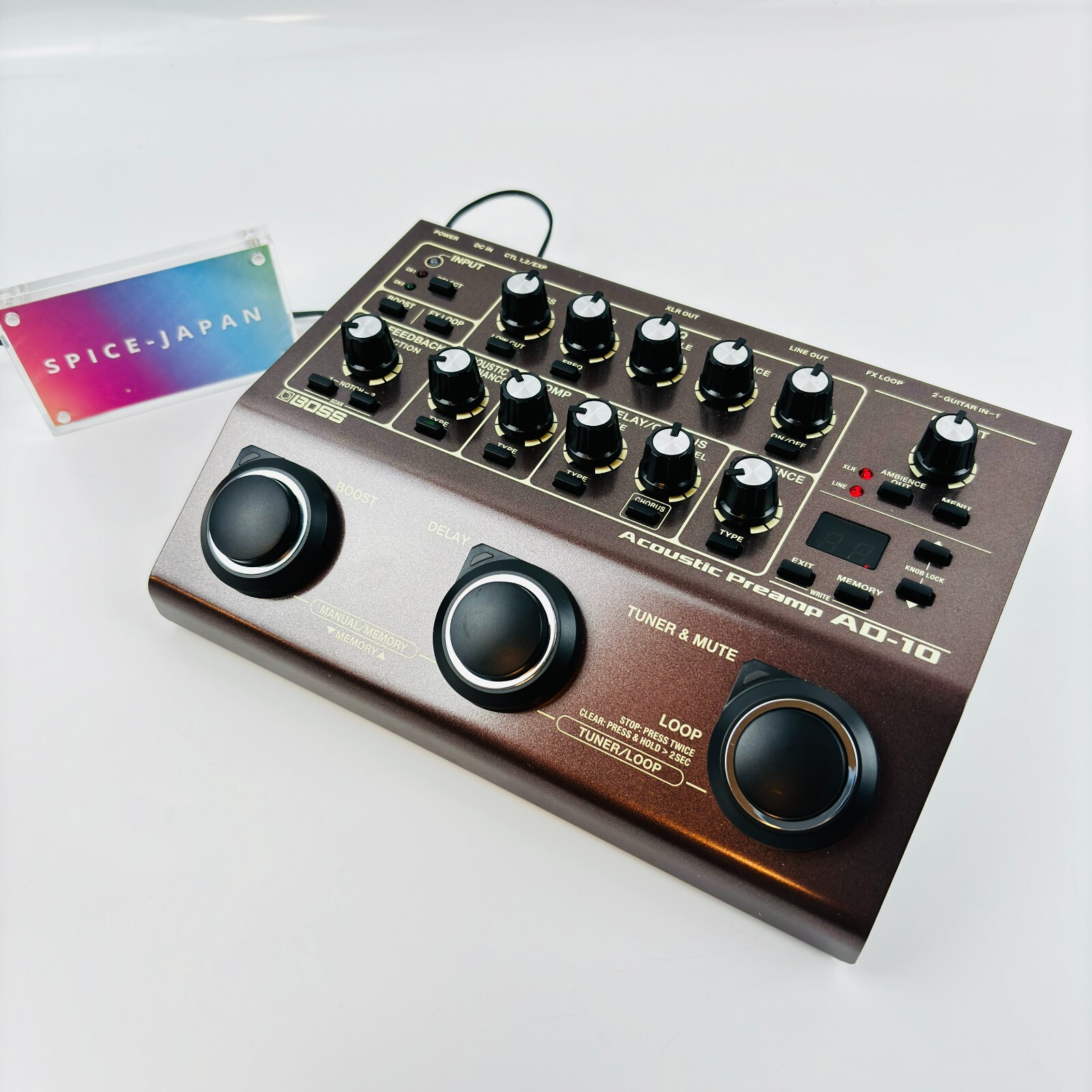 Boss Ad-10  | mit Originalverpackung mit Ladegerät | Zustand: Sehr Gut