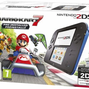 Nintendo 2DS Mario Kart 7 Edition  | Mit Verpackung  |  Ladegerät  |  Anleitung  | Zustand: Sehr Gut | Farbe: schwarz