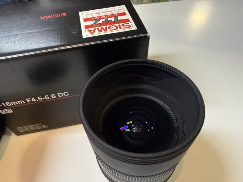 Sigma Af 8-16mm 4.5-5.6 Dc Hsm Für Canon Ef | Mit Verpackung | Zustand: Sehr Gut – Bild 3