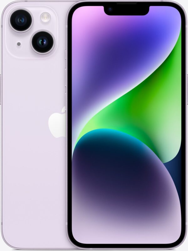 iPhone 14 128GB violett | SimLock: Frei | Zustand: Gut | Farbe:  | Akku: 96% – Bild 2