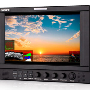 Swit S-1093F, 9" Broadcast Monitor, 1920x1200, Waveform | Vectorscope, 3G-SDI | HDMI, inkl. Transportkoffer. | Zustand: Gut