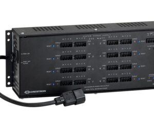 Crestron C2N-SPWS300, Cresnet Stromversorgung, 8 Ausgänge (max. 75W), 16 Cresnet Ports, 24VDC, inkl. Rack-Winkel. | Zustand: Gut