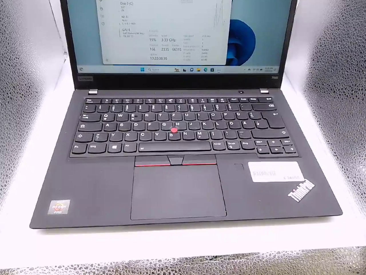 Lenovo T495, AMD Ryzen 5 Pro 3500U, 8GB RAM, 256GB SSD, Radeon Vega 8, Win 11 | Zustand: Sehr Gut – Bild 2