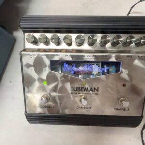 Hughes & Kettner Tubeman II, 3-Kanal Röhren-Preamp | Recording Station mit Red Box. Inkl. Netzteil und schwarzer Tasche. | Zustand: Gut