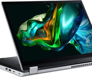 Acer Aspire 3 Spin 14 A3SP14-31PT, Intel N100 | 4GB | 128GB SSD | 14" WUXGA Touch 2-in-1 | Win 11 | Silber | Ladegerät | Kratzer Deckel | Zustand: Wie Neu