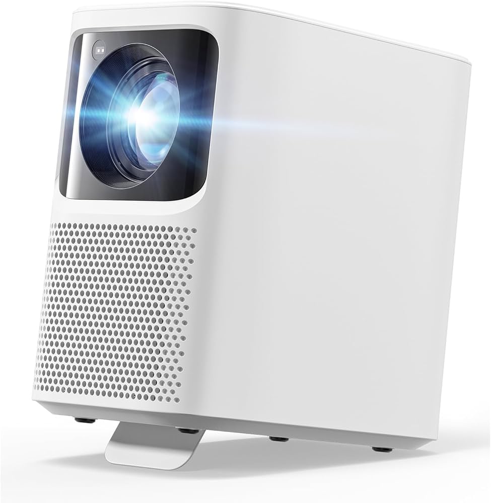 Emotn N1 Projektor Smart , Ladegerät+fernbedinung | farbe ist auf gelb eingestellt oder ist so ! | Zustand: In Ordnung