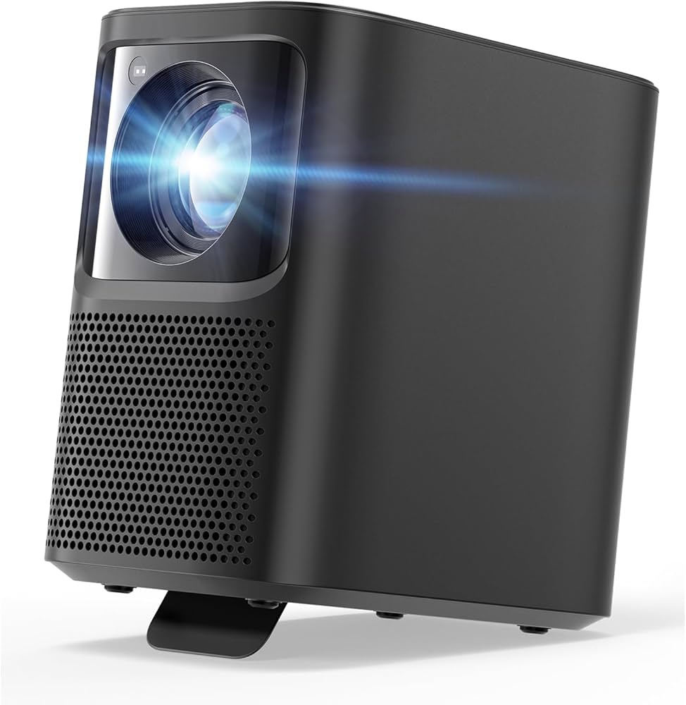 Emotn N1 Projektor Smart , Ladegerät+fernbedinung | farbe ist auf gelb eingestellt oder ist so ! | Zustand: In Ordnung – Bild 3