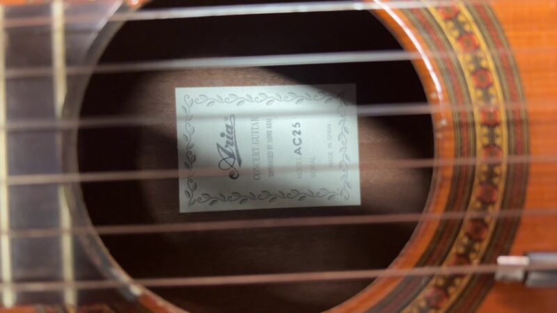 Aria Ac25 Gitarre | Tasche | Zustand: Gut – Bild 4