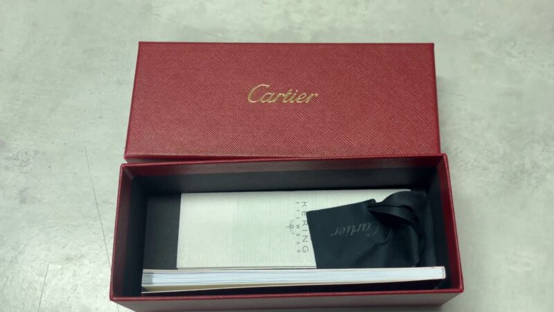 Cartier Ct03070 Brille | Tasche +Box | Zustand: Sehr Gut – Bild 5