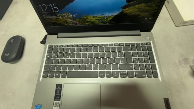 Lenovo Ideapad 3 15IGL05 |  |  Intel Celeron N4020  |  4GB Ram  | 128GB SSD  |  Windows 10 Home in S mode  |  Mit Ladegerät  | Zustand: Gut – Bild 5