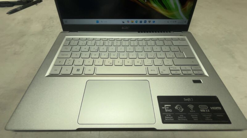 Acer Swift 3  | AMD Ryzen 5 5500U  |  16GB RAM  |  512GB SSD  |  Windows 11 Home  |  Mit Ladegerät  | Zustand: Sehr Gut – Bild 5