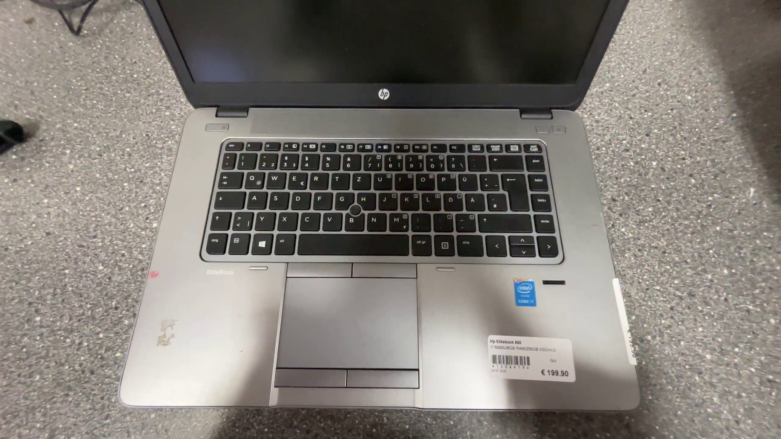 HP EliteBook 850 G2, i7-5600U | 8GB RAM | 256GB SSD | 15.6 Zoll Display. Kratzer auf Deckel und Palmrest. | Zustand: Gut – Bild 2