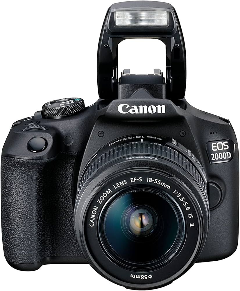 Canon EOS 2000D Kit, Inkl. EF-S 18-55mm IS II Objektiv, Ladegerät und Original Tasche. Ideal für Einsteiger. | Zustand: Sehr Gut