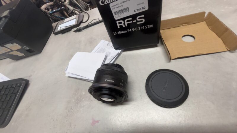 Canon RF-S 10-18mm IS STM, Ultraweitwinkel Zoom, Neuwertig, mit Originalverpackung & Rechnung. | Zustand: Sehr Gut – Bild 4