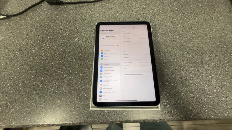 Apple iPad Mini 6, Space Gray, 256GB, mit Originalverpackung - Top Zustand! | Zustand: Sehr Gut – Bild 2