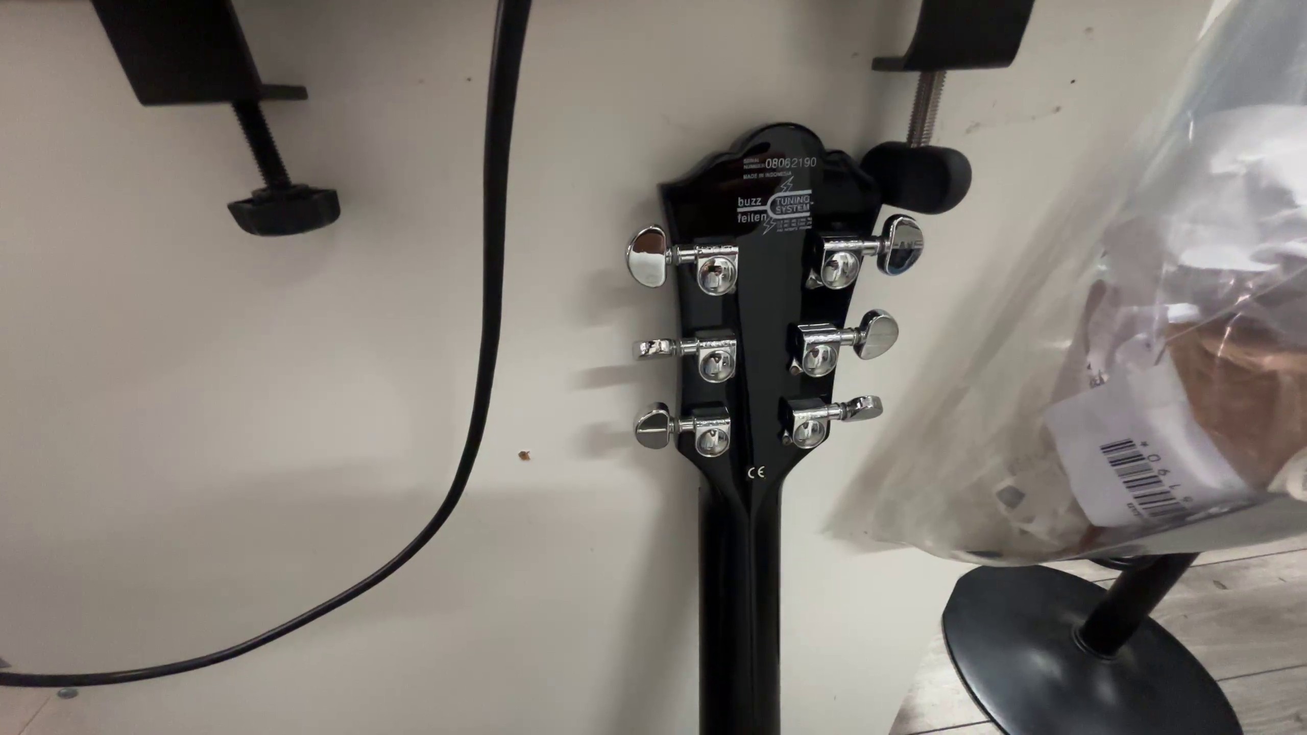 Washburn WI-64ANC Nick Catanese Camo, E-Gitarre, Aktive Randall Humbucker, Buzz Feiten System, Grover Mechaniken, Gebraucht, inkl. Gigbag. | Zustand: Gut – Bild 4