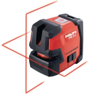 Hilti PM 2-L Kreuzlinienlaser Rot , Selbstnivellierend , Horizontal & Vertikal Nivellierung | Zustand: Sehr Gut