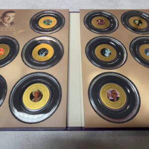 Falco Goldmünzen Komplett-Satz, 11x 1 | 200 oz Feingold 999 | 1000, Schallplatten-Design, Farbveredelung, inkl. Sammelalbum. | Zustand: Wie Neu