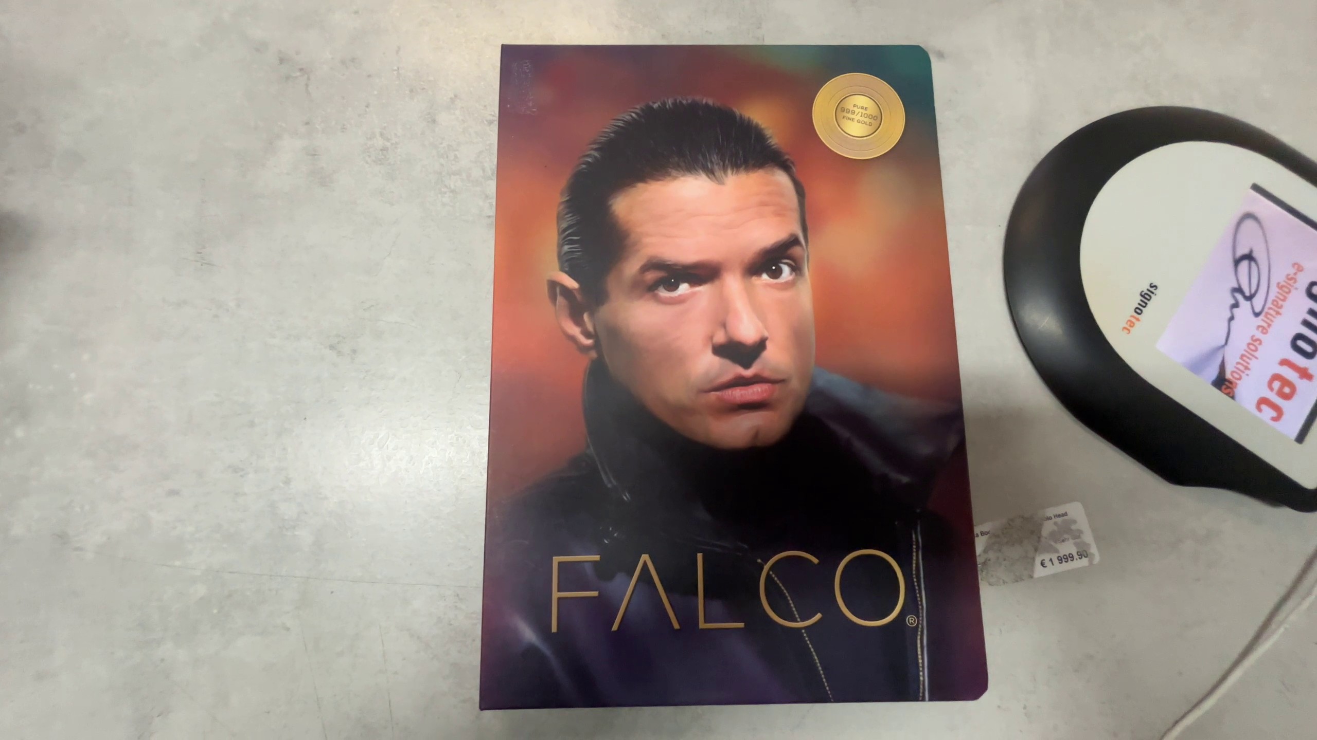 Falco Goldmünzen Komplett-Satz, 11x 1 | 200 oz Feingold 999 | 1000, Schallplatten-Design, Farbveredelung, inkl. Sammelalbum. | Zustand: Wie Neu – Bild 3