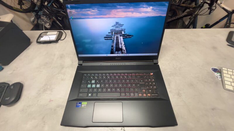 Msi Katana 17 B13vgk-671 | Ohne Verpackung i9-13900H 2.60 GHz  |  16GB RAM  |  1TB SSD  |  RTX 4070 8GB  |  Windows 11 Home  |  Mit Ladegerät  | Zustand: Sehr Gut – Bild 2