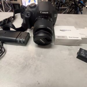 Canon EOS 1200D, Objektiv EF-S 18-55mm IS II, 3 Akkus, Keenstone Dual Charger, Powerbank, amazonbasics Tasche. | Zustand: Sehr Gut