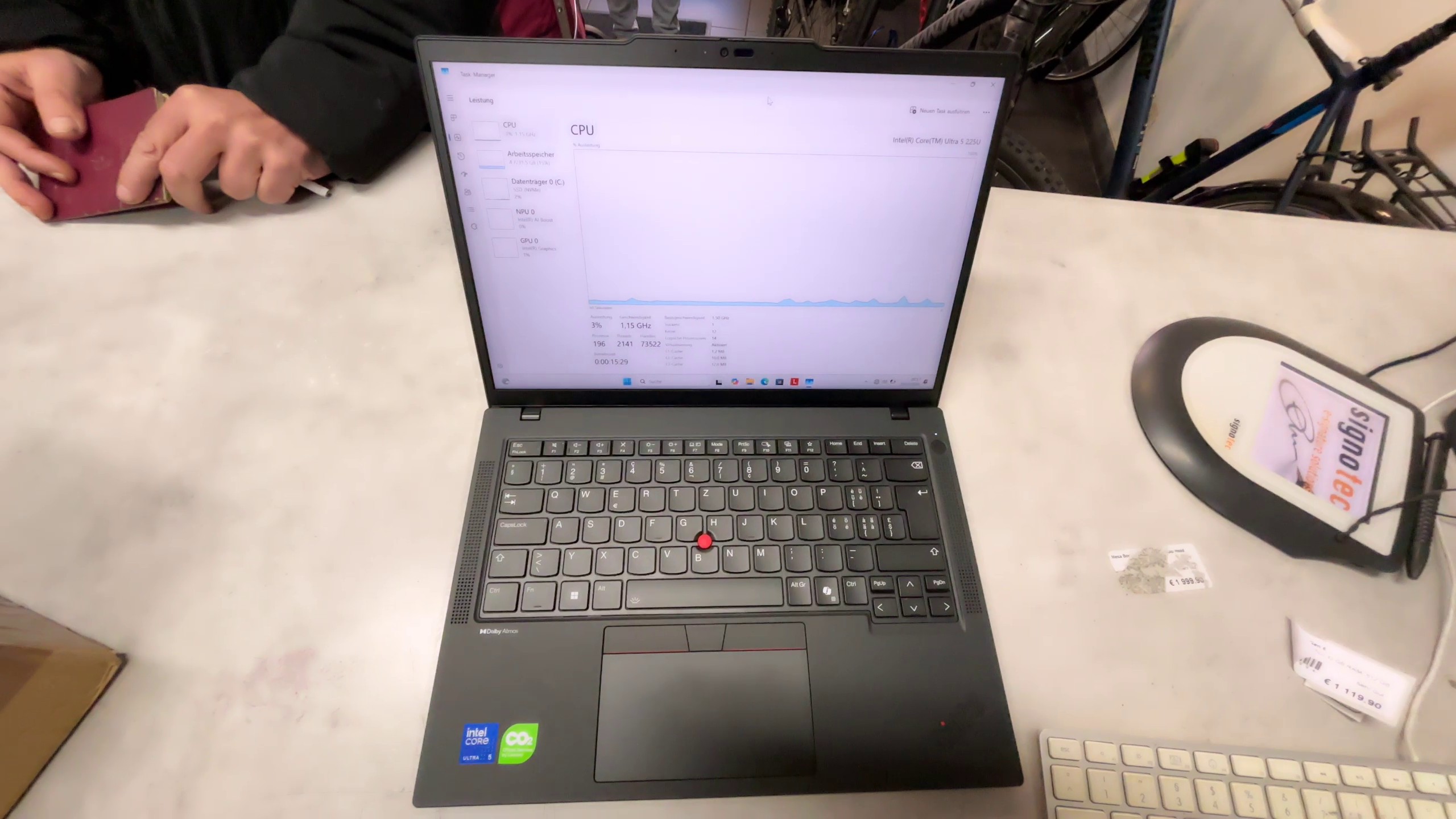 Lenovo ThinkPad T14 Gen 6, intel core ultra5 225U |  32 GB RAM |  512 GB SSD | Zustand: Sehr Gut – Bild 2