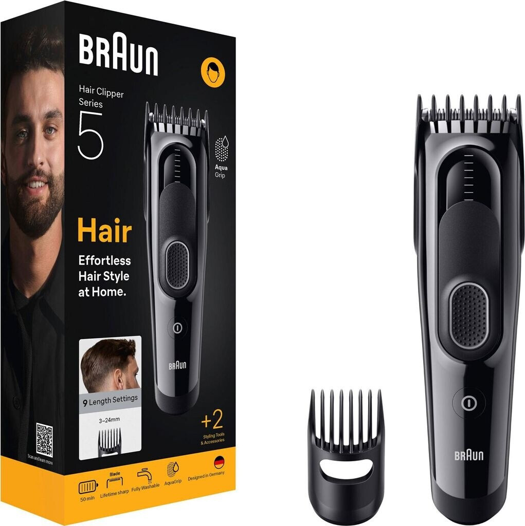 Braun Series 5 Haarschneider, Neu in Originalverpackung (mit Originalverpackung). Wiederaufladbar mit verschiedenen Längeneinstellungen. | Zustand: Neu