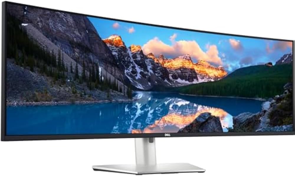 Dell UltraSharp U4924DW, 49" Dual QHD Curved Monitor mit IPS Black Technologie, KVM-Switch und USB-C (bis zu 90W). | Zustand: Sehr Gut