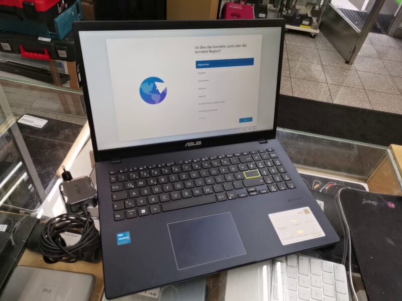 ASUS Vivobook Go 15 E510, 15,6" Full-HD, Intel Celeron, 4 GB RAM, 128 GB Speicher, Windows 11 Home, Neuwertig | Zustand: Gut – Bild 3