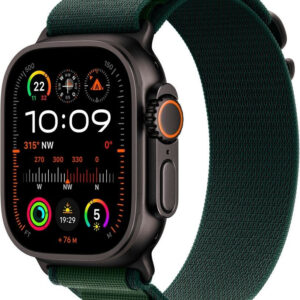 Apple Watch Ultra 2 Titan Schwarz, 49mm GPS+Cellular, Alpine Loop DunkeLadegerätrün M, Titan-Gehäuse, Neu mit Originalverpackung, keine Schäden. | Zustand: Sehr Gut