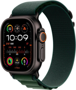 Apple Watch Ultra 2 Titan Schwarz, 49mm GPS+Cellular, Alpine Loop DunkeLadegerätrün M, Titan-Gehäuse, Neu mit Originalverpackung, keine Schäden. | Zustand: Sehr Gut