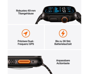 Apple Watch Ultra 2 Titan Schwarz, 49mm GPS+Cellular, Alpine Loop DunkeLadegerätrün M, Titan-Gehäuse, Neu mit Originalverpackung, keine Schäden. | Zustand: Sehr Gut – Bild 3