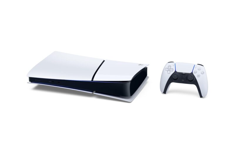 Sony PS5 Slim 1TB Digital Edition, Originalverpackt (mit Originalverpackung), inkl.DualSense  | Zustand: Neu | Farbe: weiss – Bild 4
