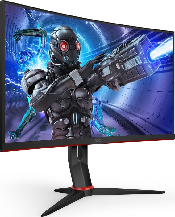 AOC C27G2ZE/BK, 27 Zoll Curved Gaming Monitor, 240 Hz, 0,5 ms, Full HD, mit Originalverpackung | Zustand: Sehr Gut – Bild 3