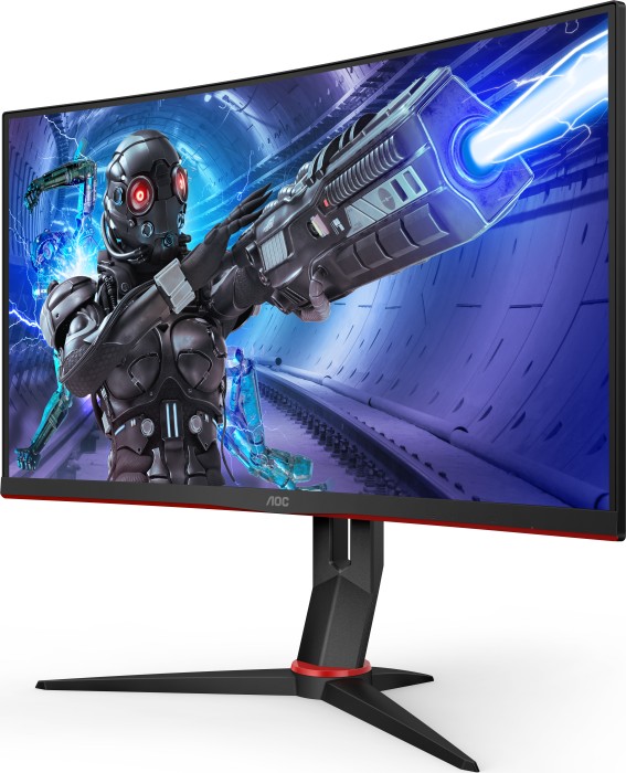 AOC C27G2ZE/BK, 27 Zoll Curved Gaming Monitor, 240 Hz, 0,5 ms, Full HD, mit Originalverpackung | Zustand: Sehr Gut – Bild 4