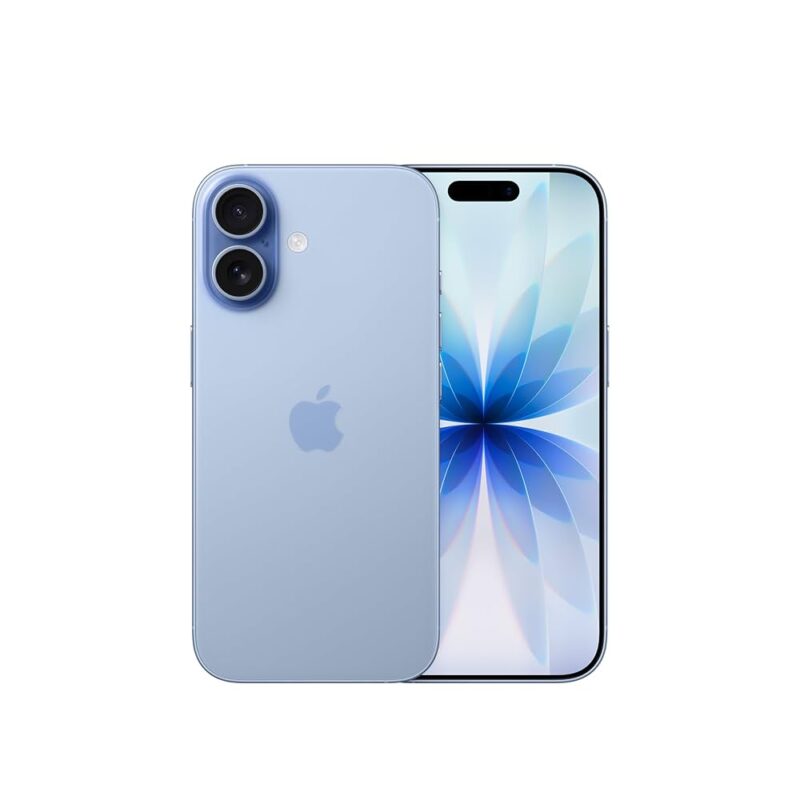 iPhone 17 256GB, 6.3" 120Hz ProMotion Display, 48MP Dual-Kamera, A19 Chip, Lavender | SimLock: Frei | Zustand: Neu | Farbe: nebelblau – Bild 3