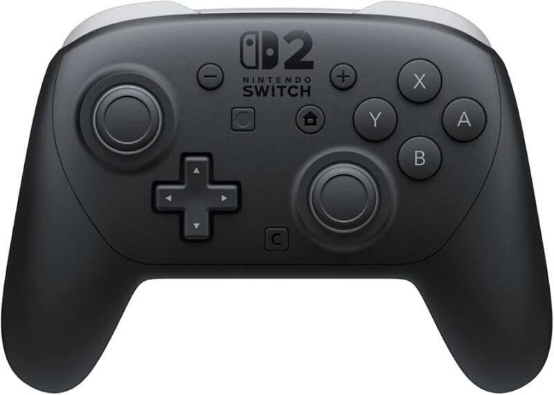 Nintendo Switch 2 Pro Controller, Schwarz, Originalverpackung (mit Originalverpackung), Kabellos, HD-Vibration 2, Oberer Kartonrand leicht geknickt. | Zustand: Neu – Bild 3