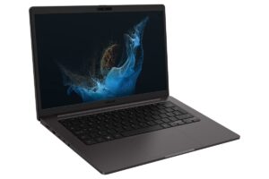 Samsung Galaxy Book2 Business, 14" Full HD, Core i5-1240P, 8GB | 256GB SSD, Win 11 Pro, Graphite, DE-Layout, mit Stift. | Zustand: Gut