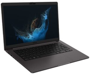 Samsung Galaxy Book2 Business, 14" Full HD, Core i5-1240P, 8GB | 256GB SSD, Win 11 Pro, Graphite, DE-Layout, mit Stift. | Zustand: Gut