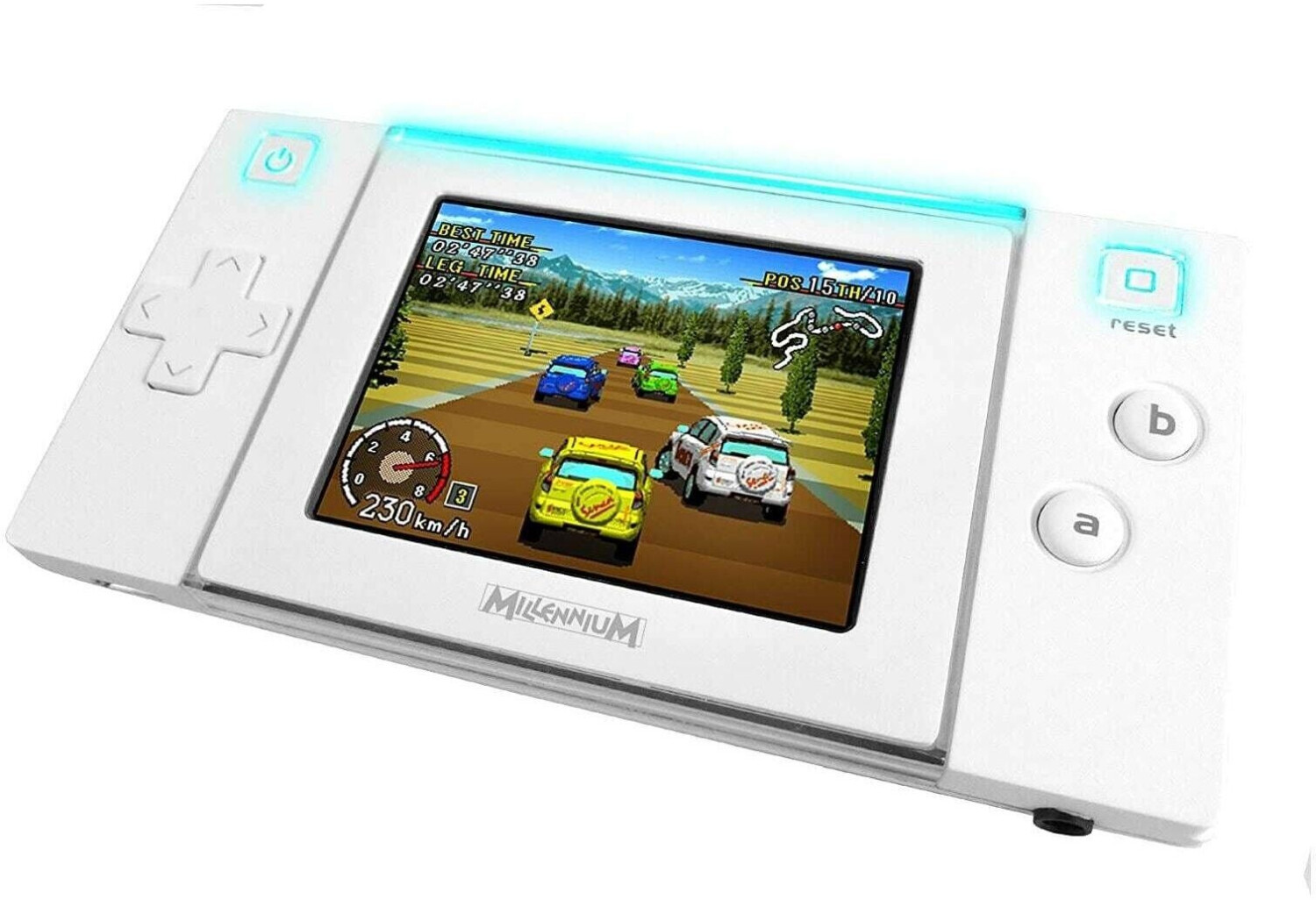 Millennium Arcade Neo 2.0, Tragbare Design-Videospielkonsole in Weiß, mit Originalverpackung. Mit 220 Spielen, 2,7" TFT-Farb-Display und Akkubetrieb. | Zustand: Neu – Bild 3