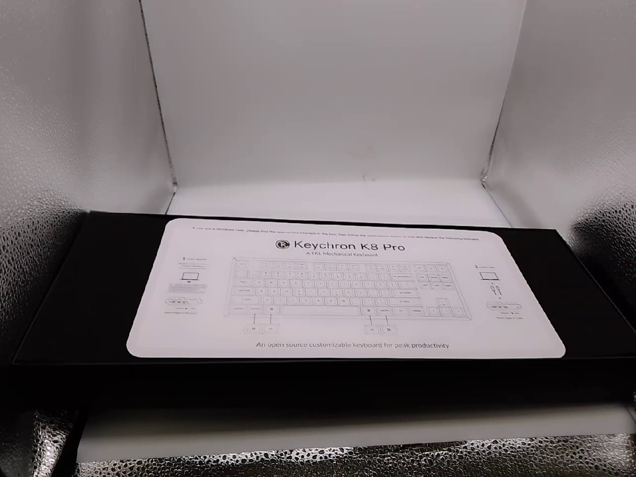 Keychron K8 Pro TKL, Barebone QMK | VIA Hot-Swap, Bluetooth 5.1 & Kabel, RGB, mit Originalverpackung (Tastatur ohne Switches | Keycaps) | Zustand: Wie Neu – Bild 3