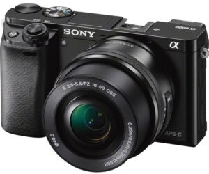 Sony Alpha 6000, Schwarz, Kit mit E PZ 16-50mm OSS Power Zoom Objektiv, inkl. Akku und Ladegerät. | Zustand: Sehr Gut