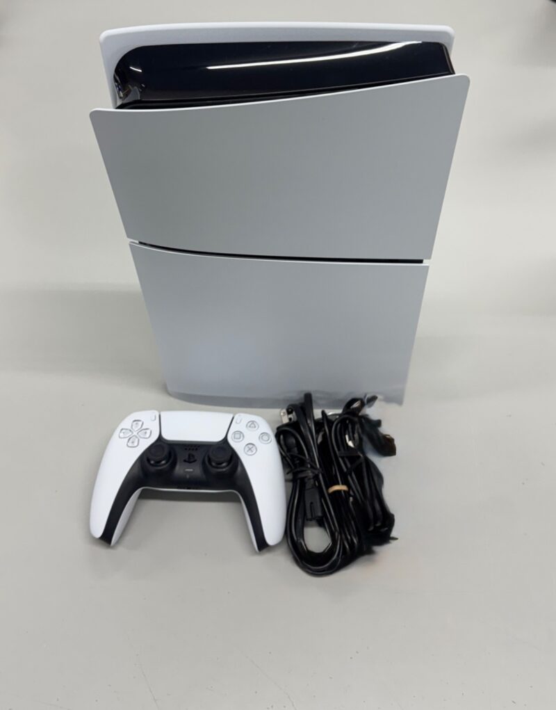 Sony PS5 Slim 1TB Digital Edition | Zustand: Sehr Gut | Farbe: weiss – Bild 2