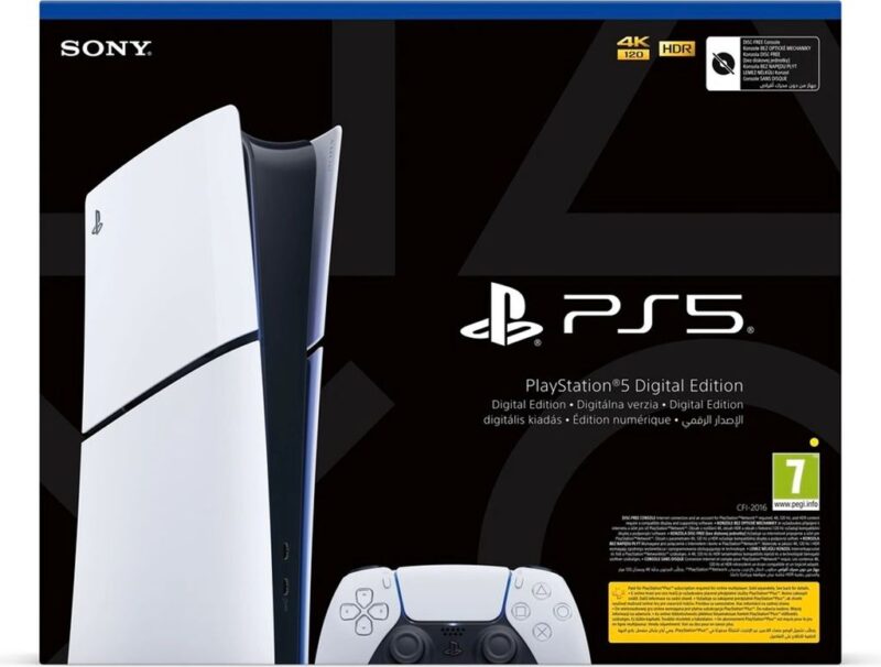 Sony PS5 Slim Digital Edition 1TB | mit Originalverpackung | NEU | Zustand: Neu | Farbe: weiss – Bild 2