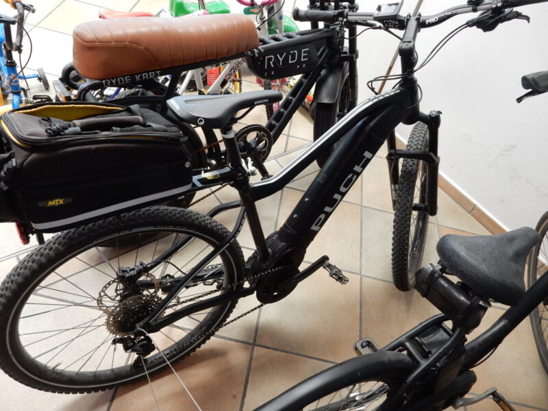 Continental Puch Mtb Bergfe Sport Conti 36v | 622 |slx 10Sp mt. black RH m mit rechnung und ladegerät |  Km Stand:  3600 – Bild 3